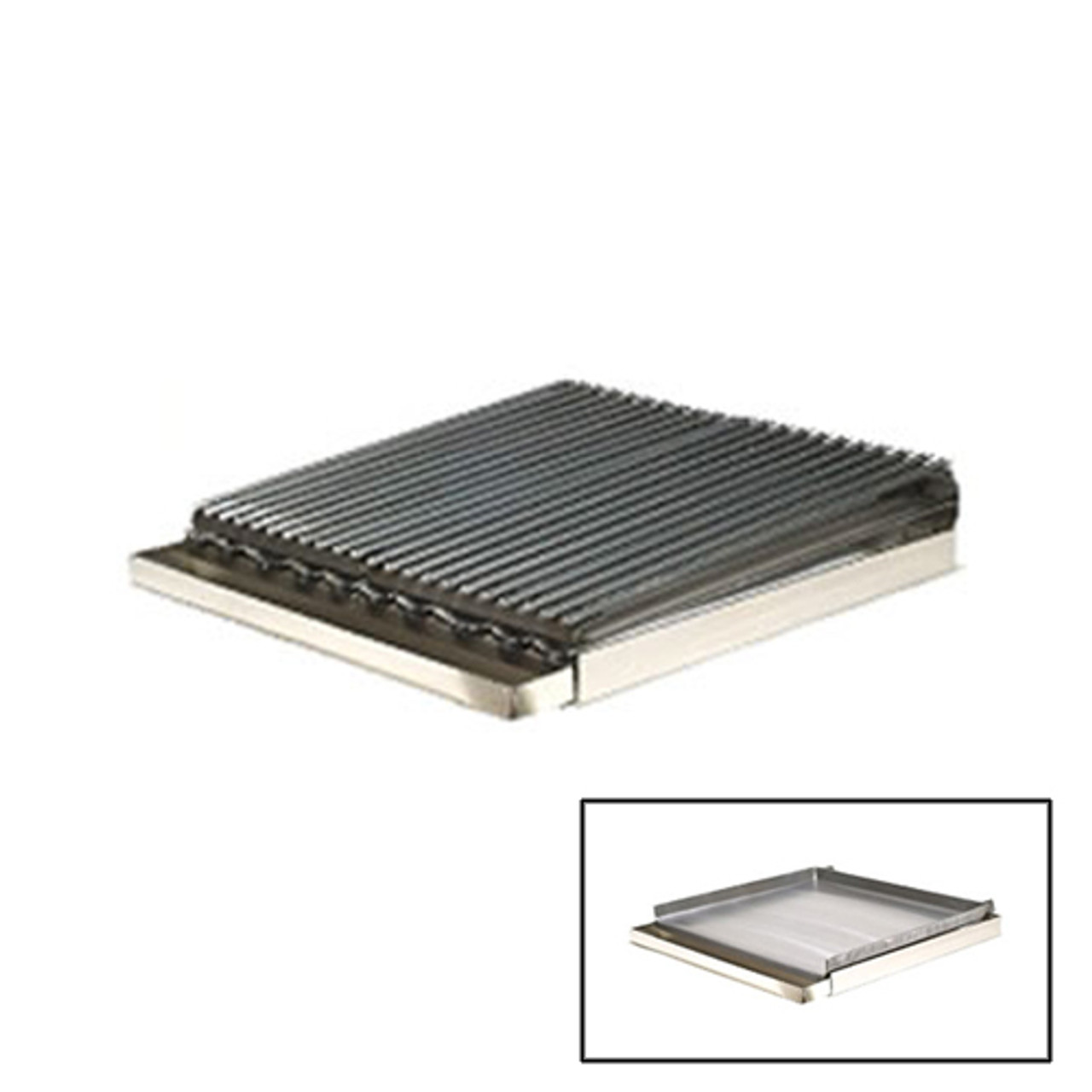 MGB24-8 - Rocky Mountain Cookware - 4-Burner Griddle/Broiler Combo