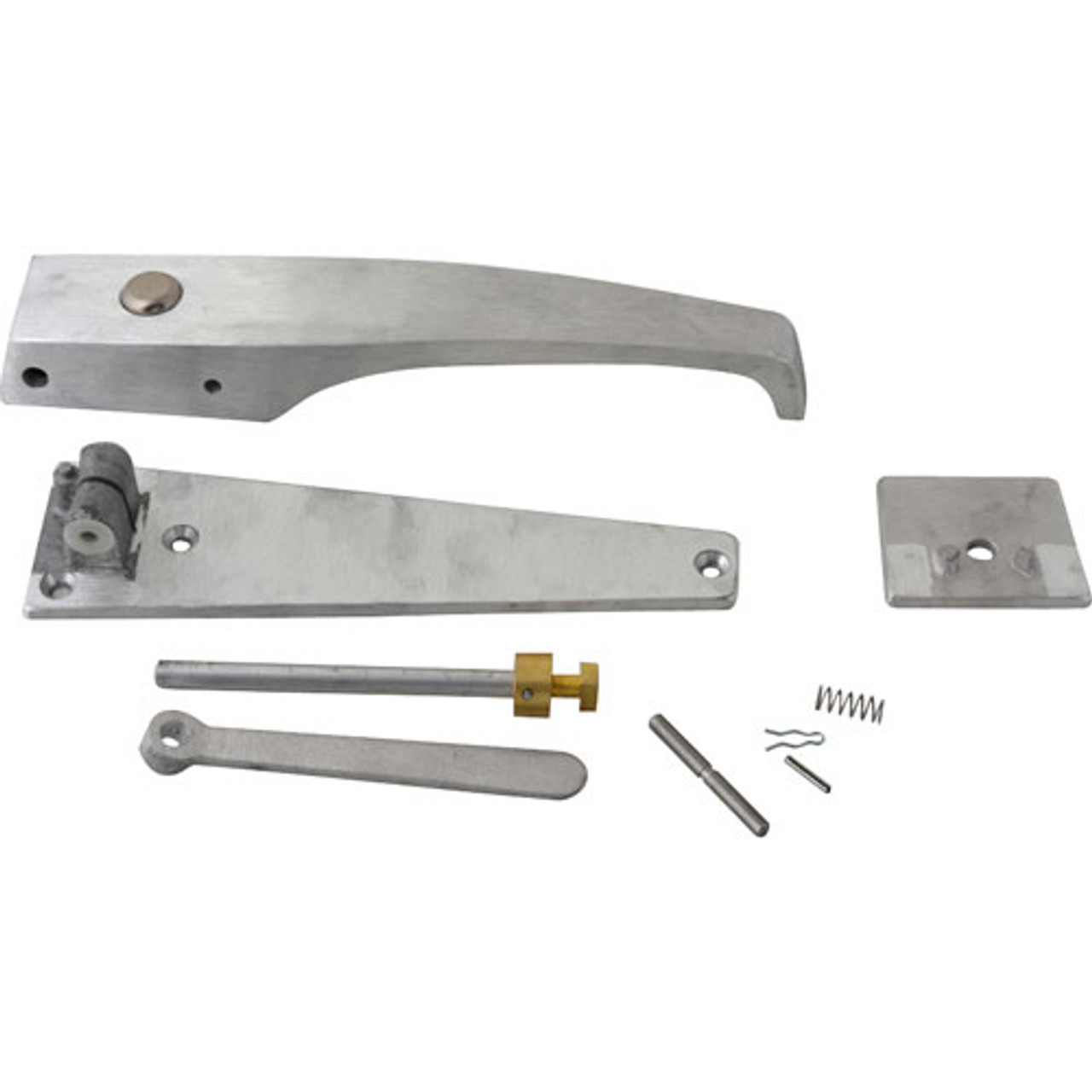 1221255 - Mavrik - Latch (Narrow, W/ Lever Fl, Brshed