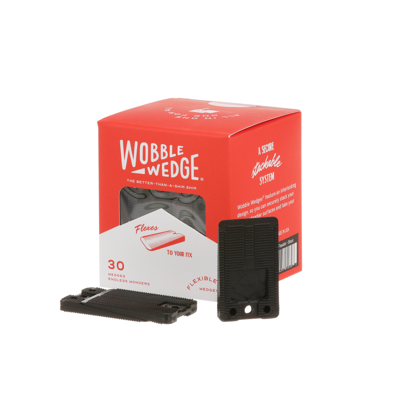 4030 - Focus - Wobble Wedge, Flexible, Black, Bx/30