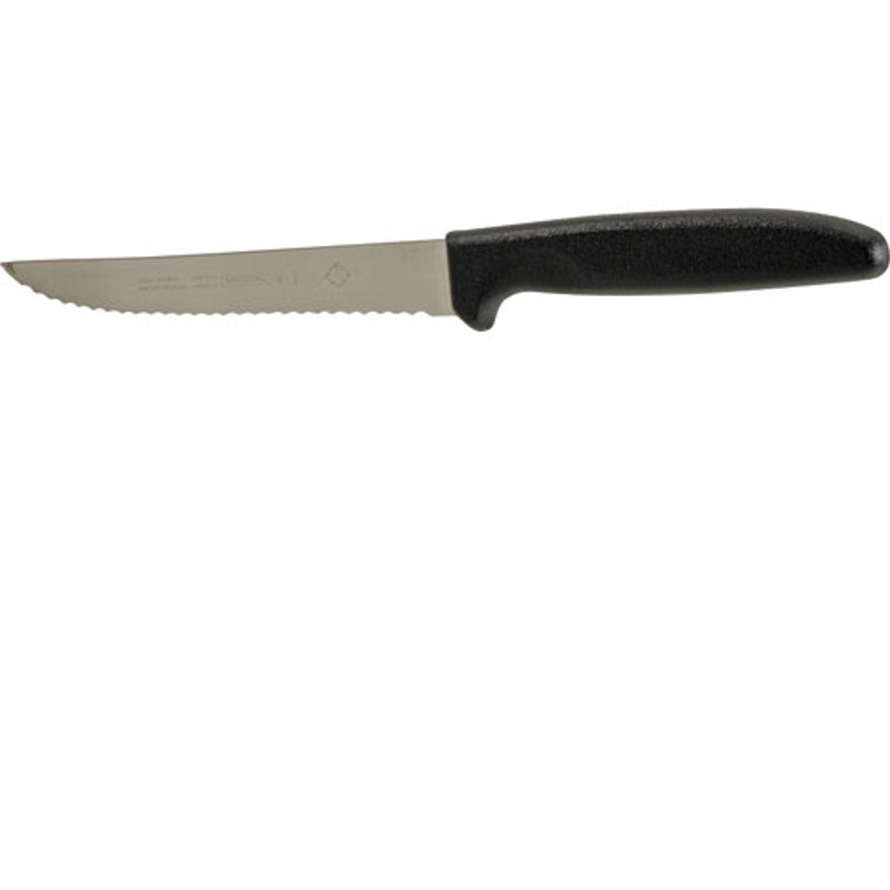 5622-6E - Mundial - 6 in Black Serrated Utility