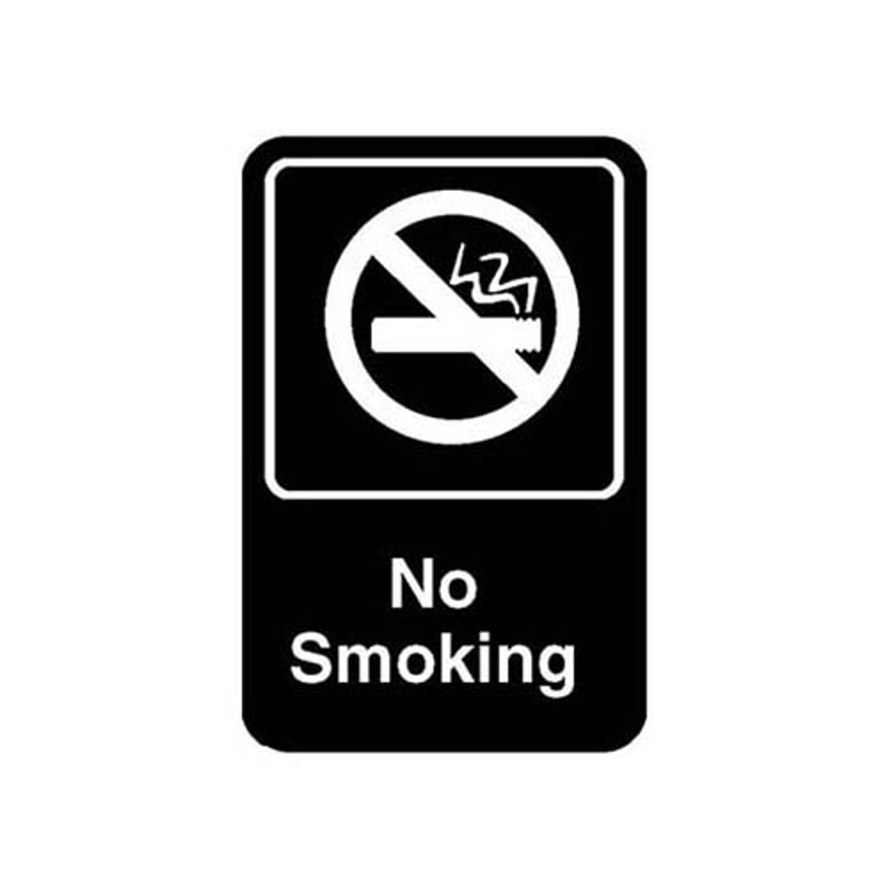 5613 - Vollrath - 6 in x 9 in No Smoking Sign