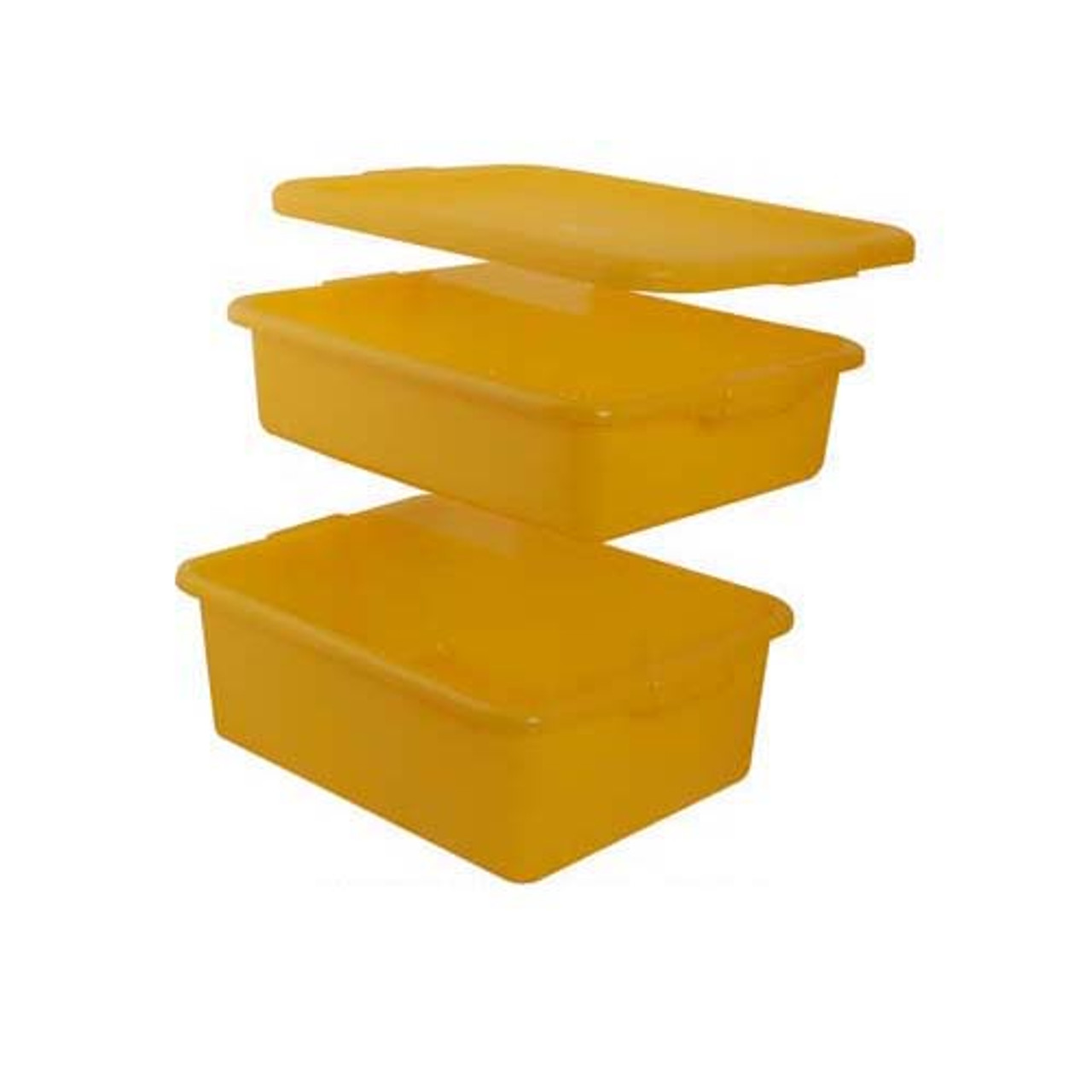 1505-C08 - Vollrath - 20 in x 15 in x 8 in Yellow Traex® Color-Mate™ Food Storage Box