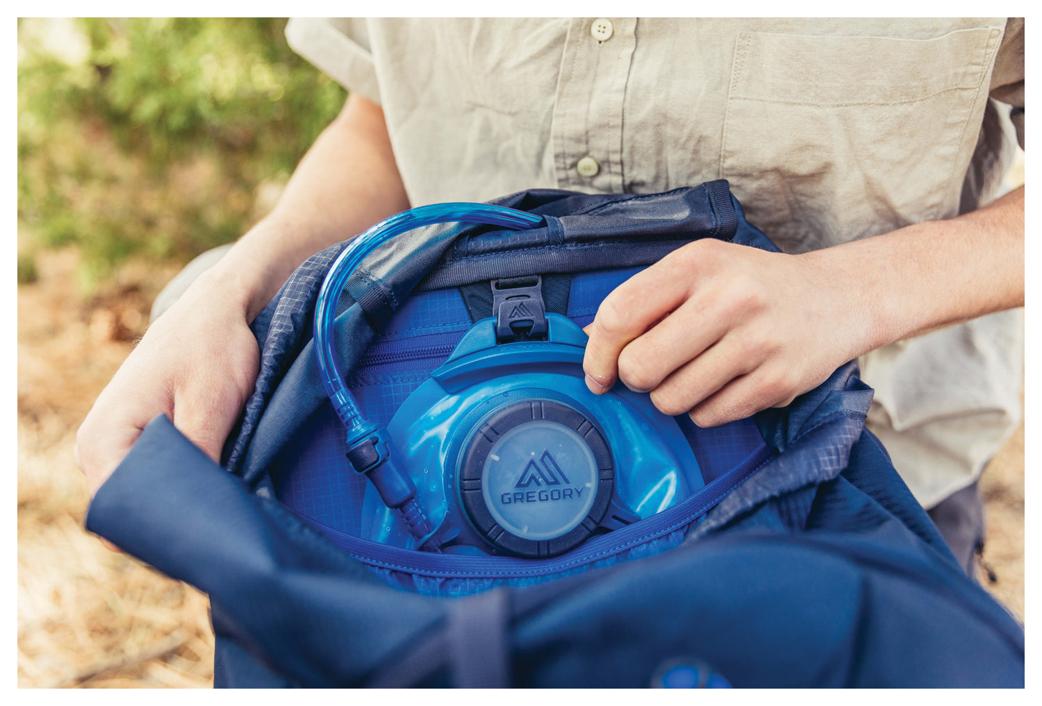 Gregory Zulu 55 Medium/Large Backpack in Halo Blue - Perfect for Your Next Adventure!