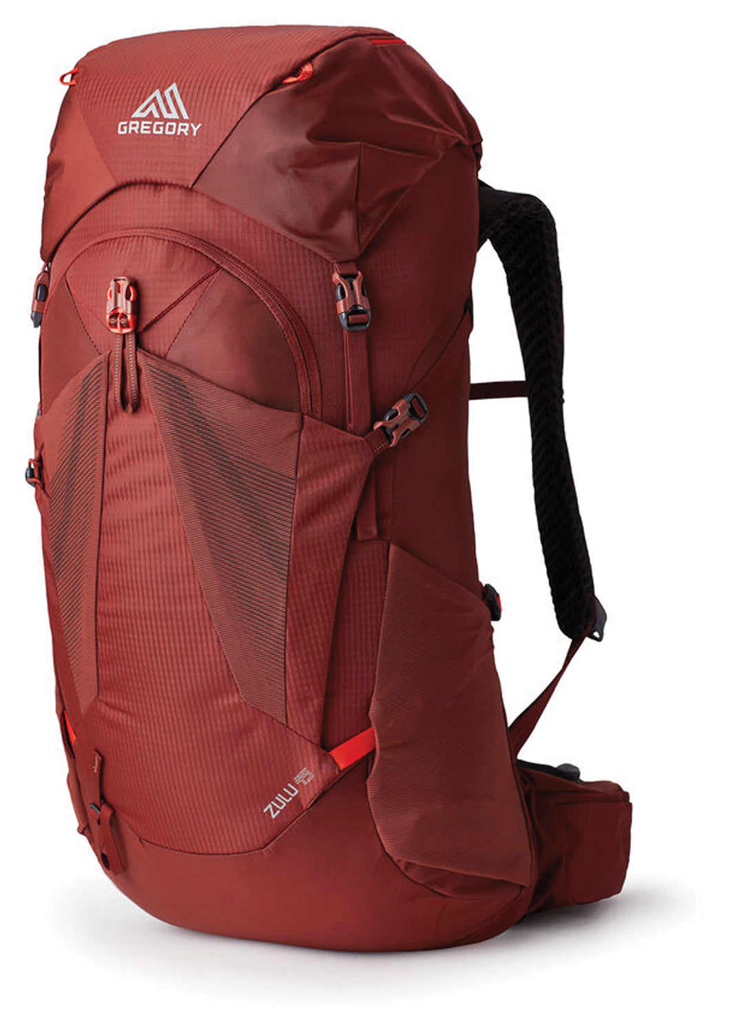 Gregory Zulu 45 Medium/Large Backpack in Rust Red - Perfect for Your Outdoor Adventures!
