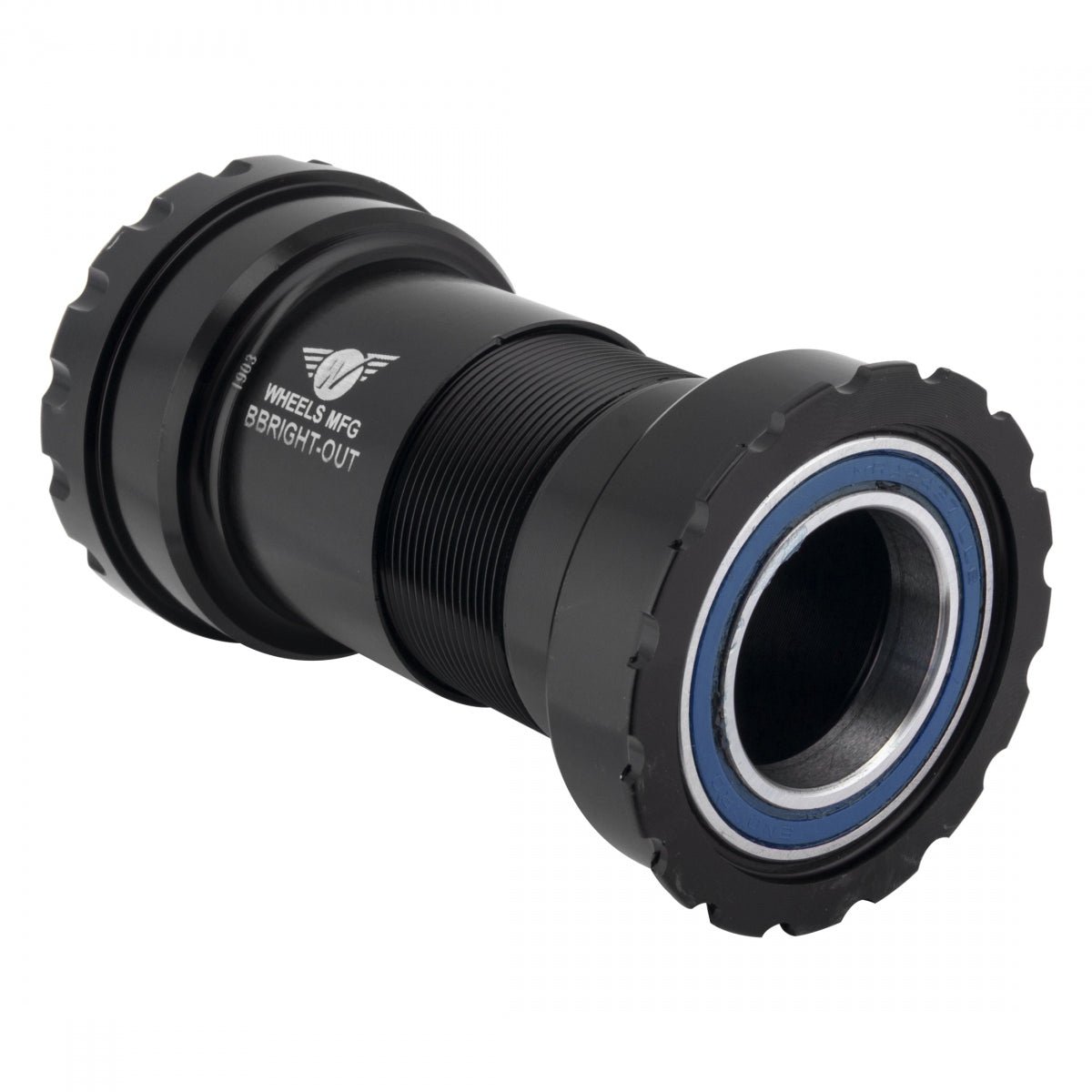 Wheels Manufacturing BBright to SRAM Bottom Bracket Angular Bearings Black Cups