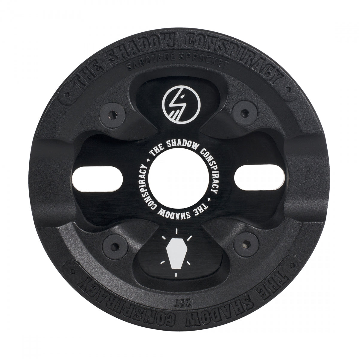 The Shadow Conspiracy Sabotage Chainring 28T 1pc/3pc Aluminum Black BMX Bike