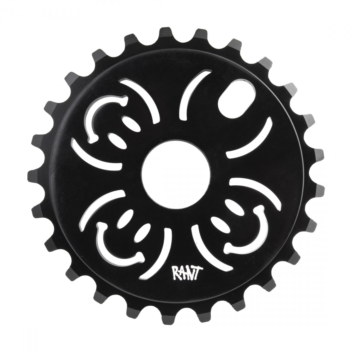 Rant H.A.B.D. Chainring 25t 1pc 1/8 1-SP 68g Aluminum Black BMX Bike
