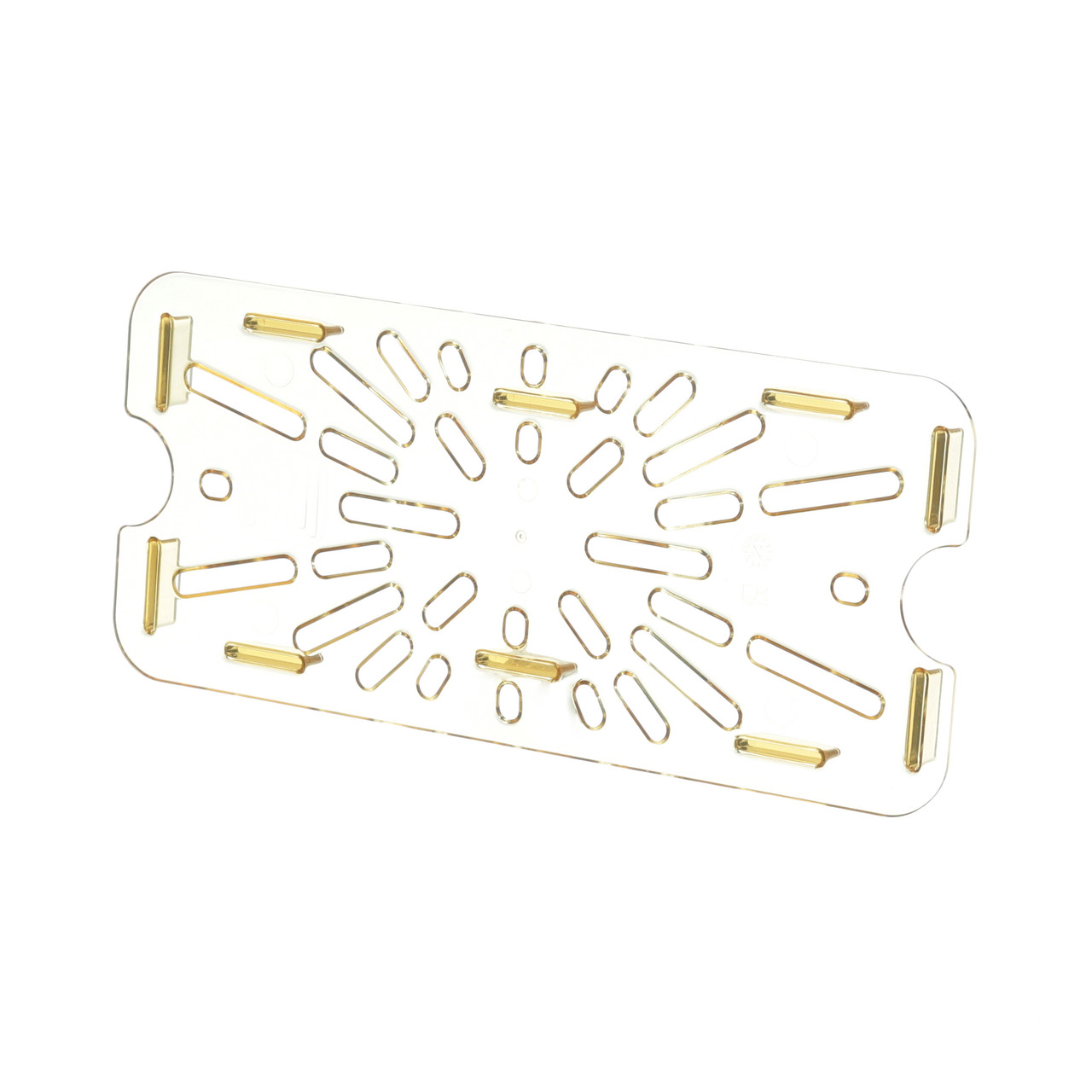 30HPD150 - Cambro - 1/3 Size Amber H-Pan™ High Heat Food Pan Drain Shelf