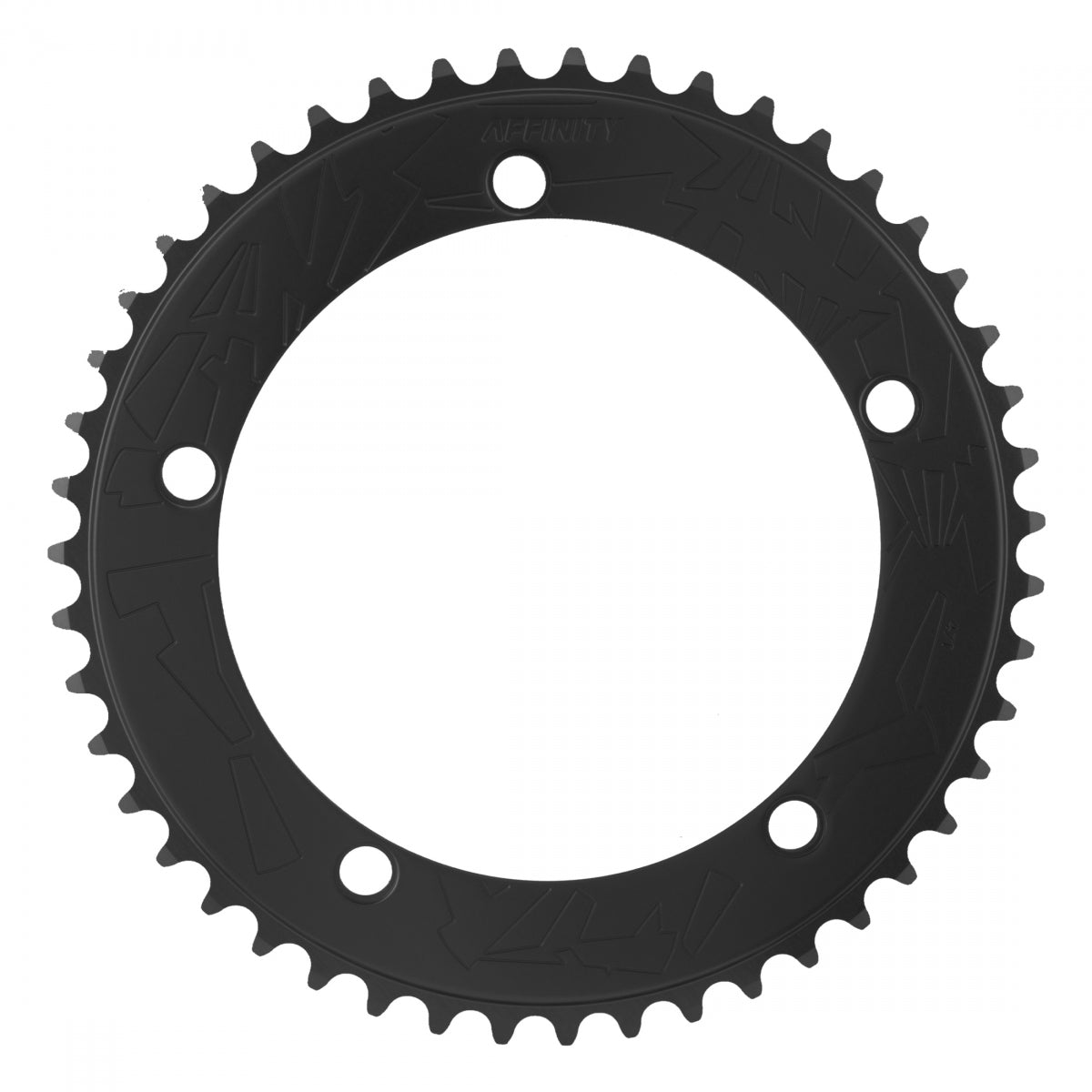 Affinity Pro Track Chainring 47t 144 BCD 5-Bolt Aluminum Hard Anodized Black