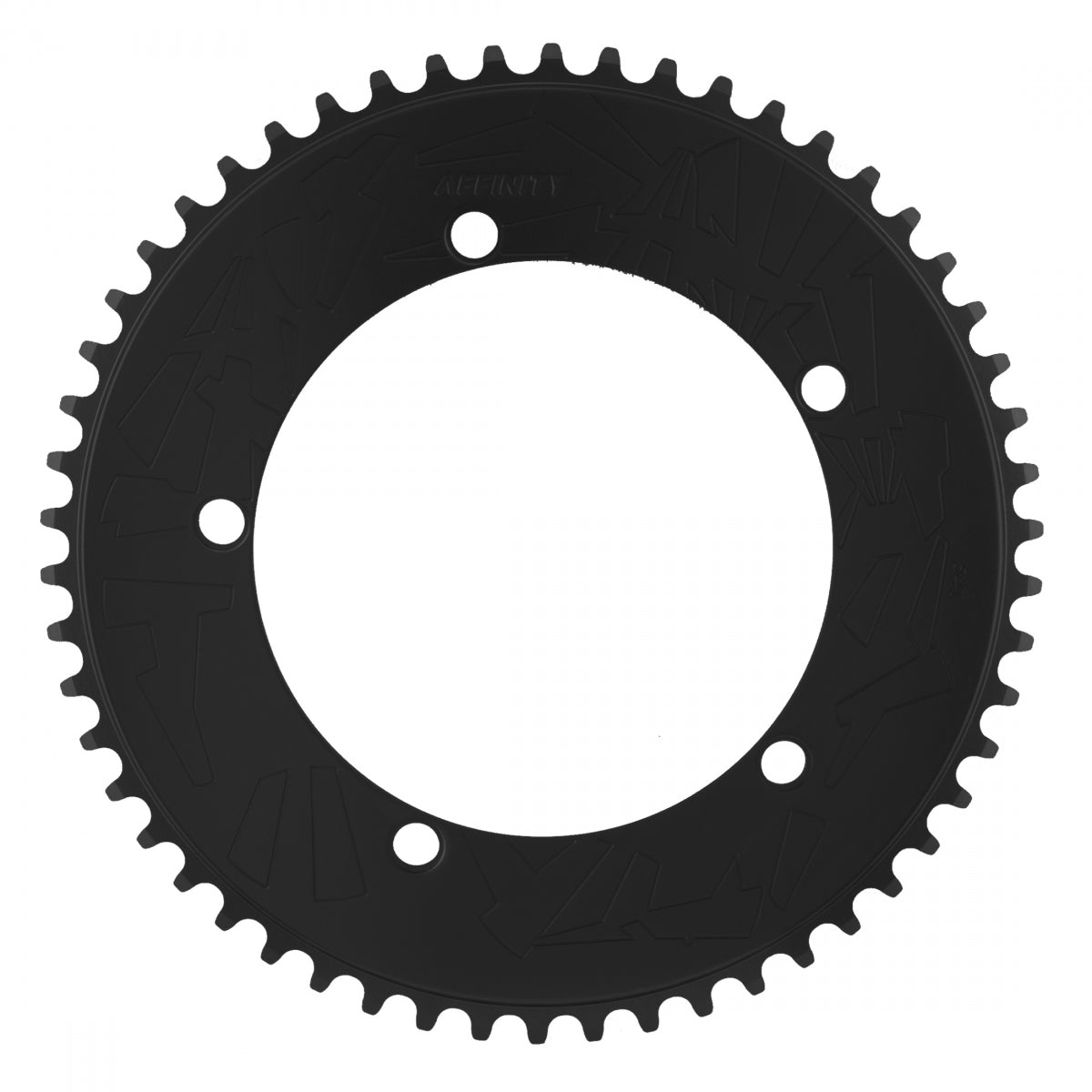 Affinity Pro Track Chainring 54t 144 BCD 5-Bolt Aluminum Hard Anodized Black