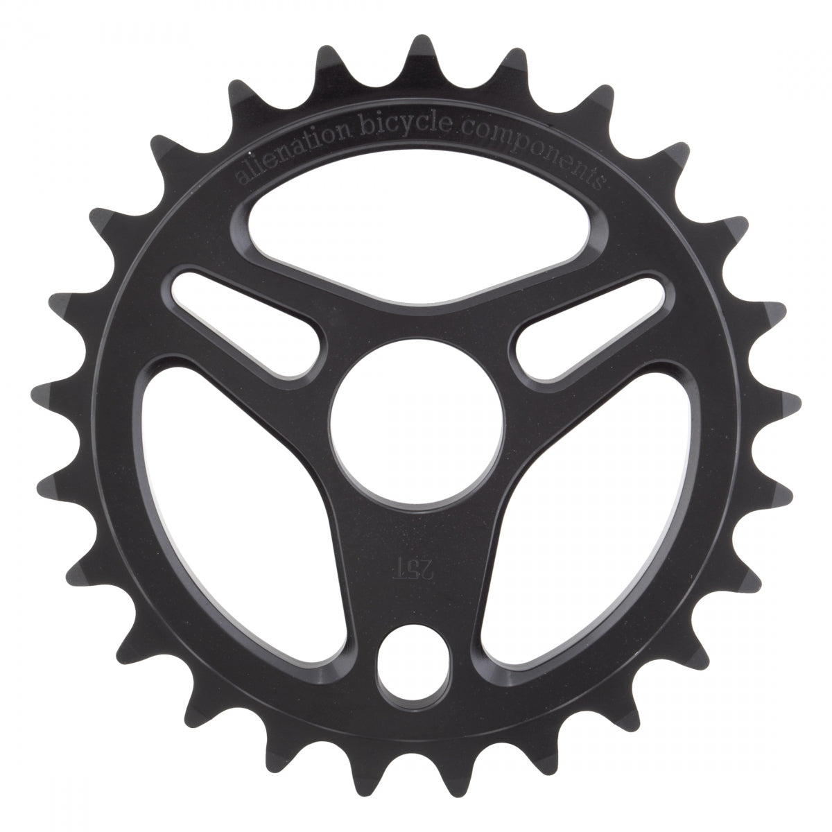 Alienation Enterprise Chainring 25T 1pc 1/8in Steel Black BMX Bike