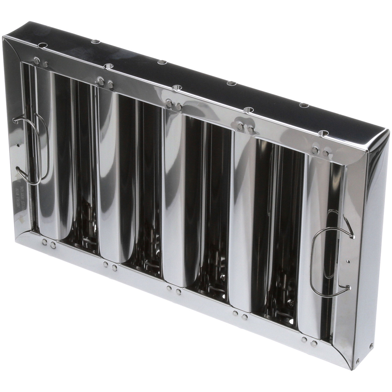 8014134 - Mavrik - 10 in x 16 in Stainless Steel Hood Filter