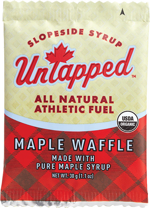 Untapped Organic Maple Waffles: Energize with Pure Maple Goodness! Pack of 16
