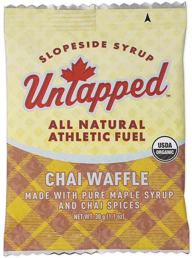 Untapped Organic Maple Chai Waffle Energy Food - Fuel Your Adventure with Natural Goodness! Pack of 16