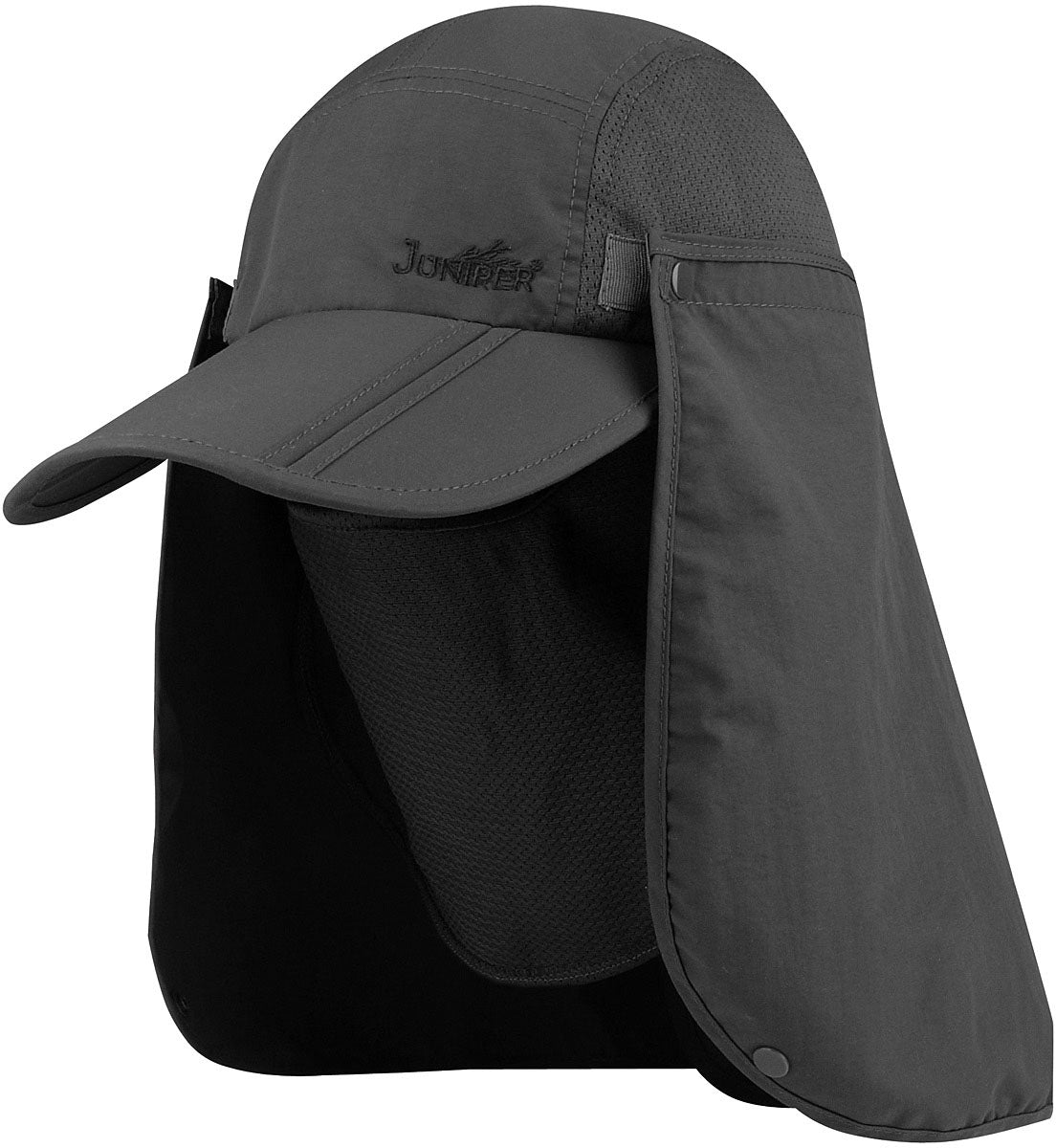 Men’s UV Protection Folding Cycling Caps with Water-Repellent Fabric, Detachable Face Covers & Lightweight Design
