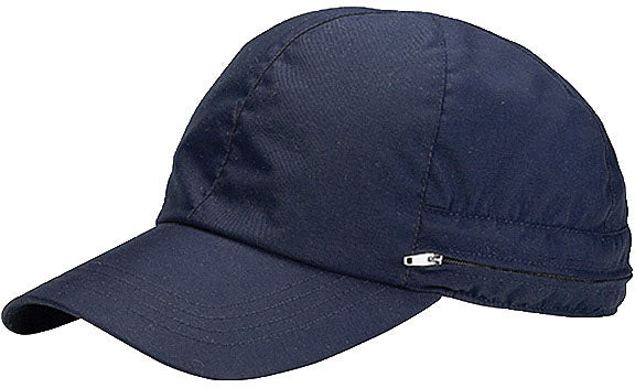 Juniper Hideout Microfiber Caps with Flap – Water-Resistant, Packable Baseball Style Headwear in Navy, Olive, and Gray for Cycling & Outdoor Activities
