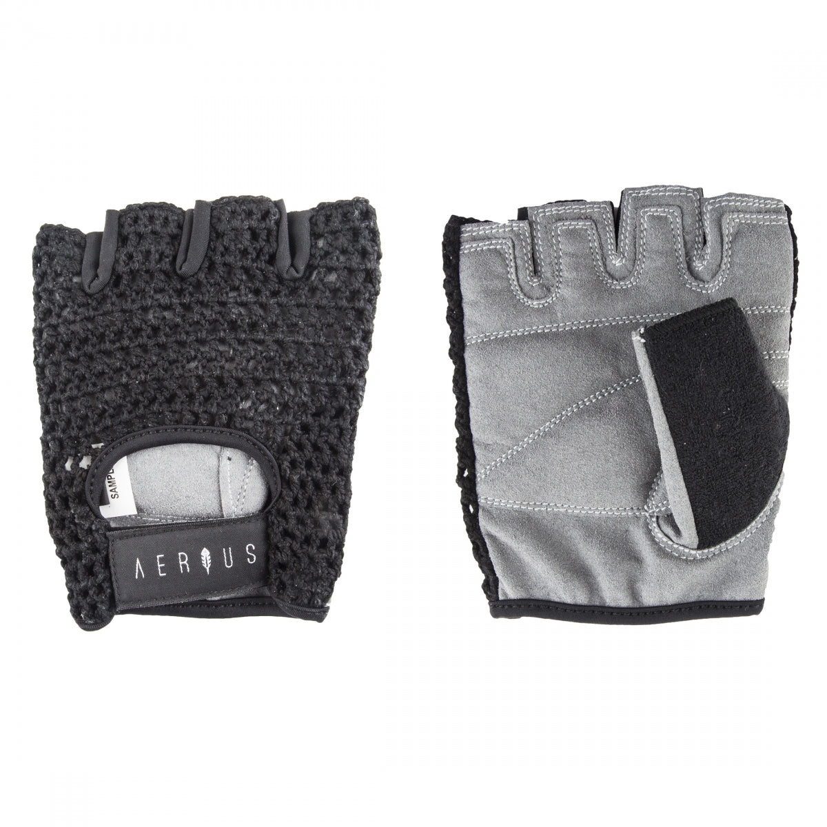 Aerius Retro Mesh Glove Black LG Unisex Fingerless