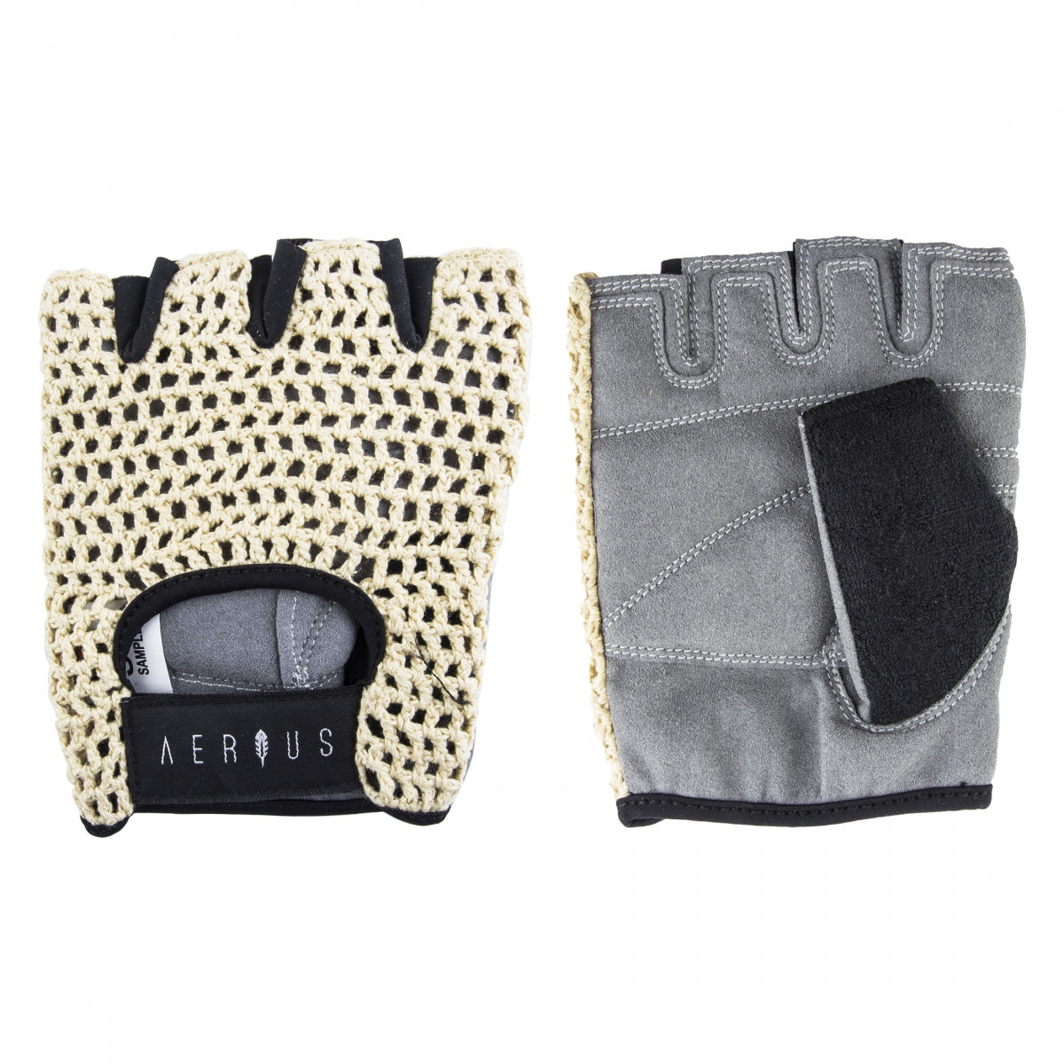 Aerius Retro Mesh Glove Natural XL Unisex Fingerless