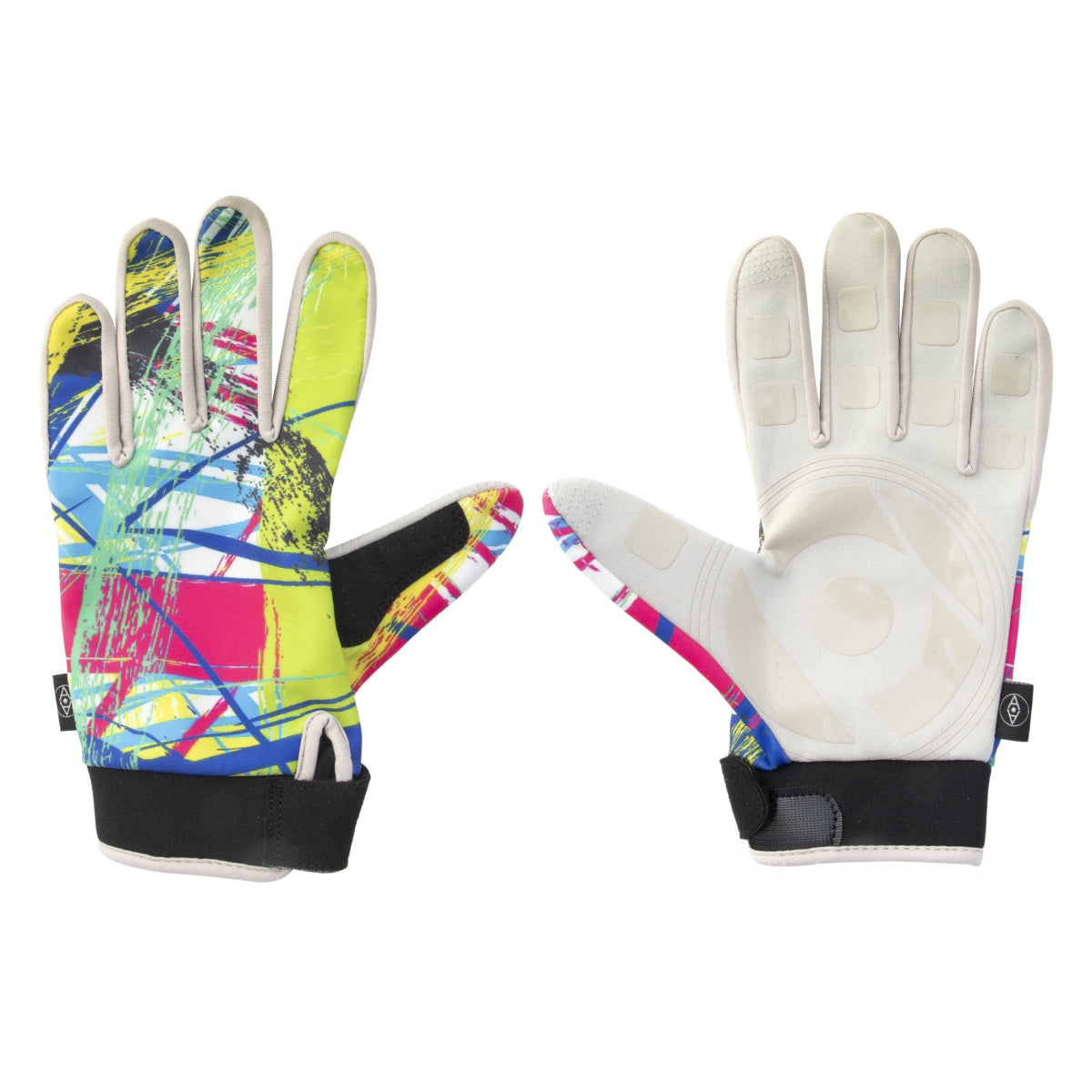 Alienation Invisible Touch Gloves – Unisex Full-Finger Cycling Gloves with Vibrant Colors, Moisture-Wicking Fabric, Touch Screen Compatibility & Reinforced Microfiber Pads