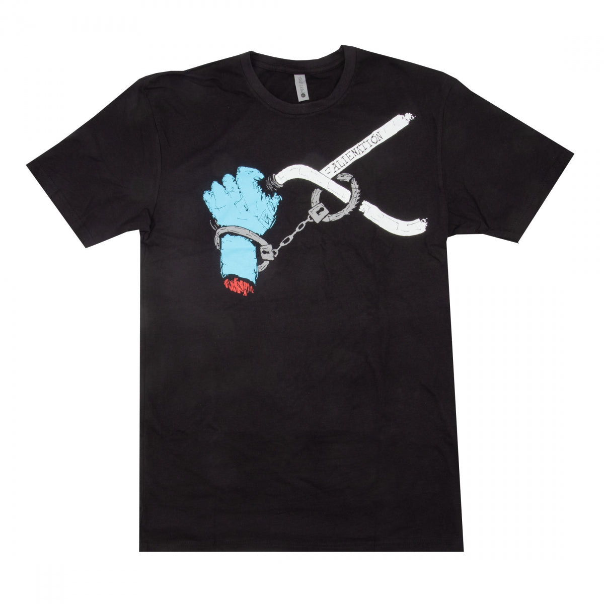 Alienation Unisex Short Sleeve Cotton T-Shirts | Handmade, Screen Printed BMX & Cycling Apparel for Men & Women