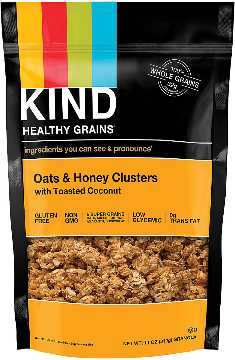 Healthy Gluten-Free Granola Snacks with Whole Grains, Non-GMO Ingredients & Delicious Flavors — Perfect for On-the-Go, Yogurt, or Milk