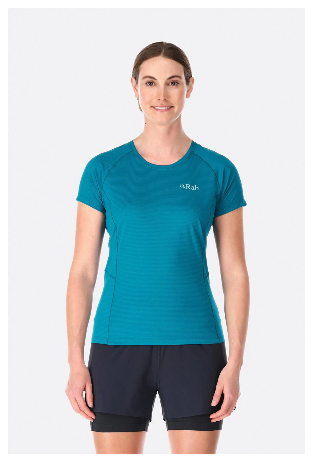 Rab Sonic Tee Women's Ulm Lg - Lightweight and Breathable Performance Shirt for Active Women