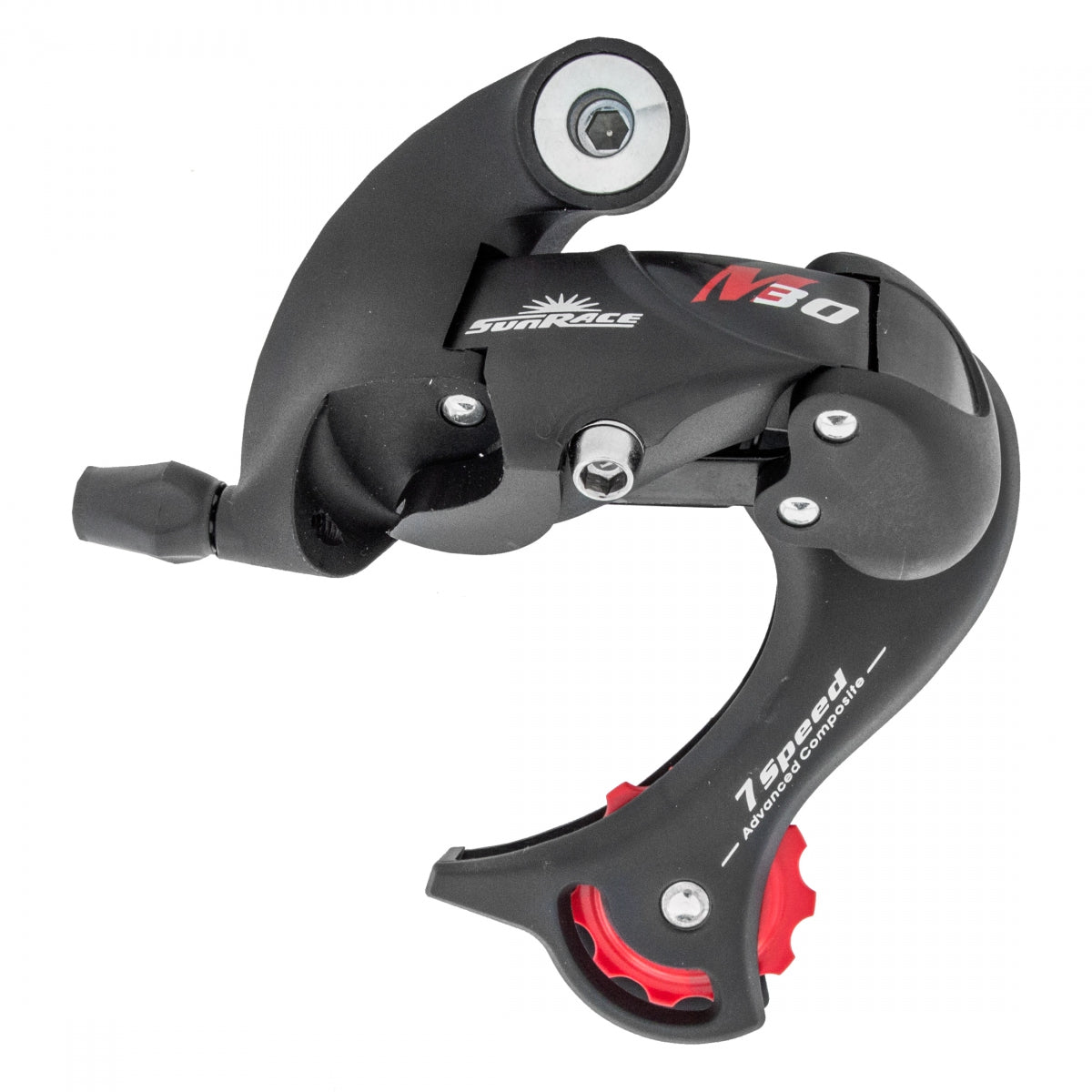 Sunrace RD-M37 Rear Derailleur 7sp Mid Engineered Polymer & Steel Construction