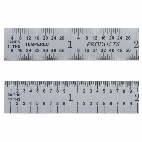 Rule, Steel, 6" 5R Flexible, PEC