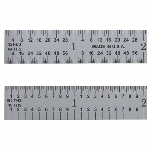 Rule, Steel, 12" 5R Flexible, PEC