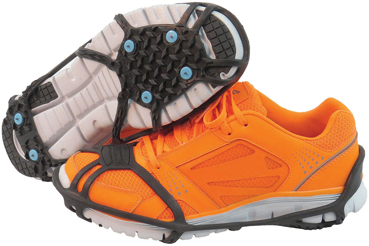 Due North Winter Traction Cleats for Ice & Snow | Lightweight, Durable, Secure Fit, Compact Design for Walking & Running in Icy Conditions