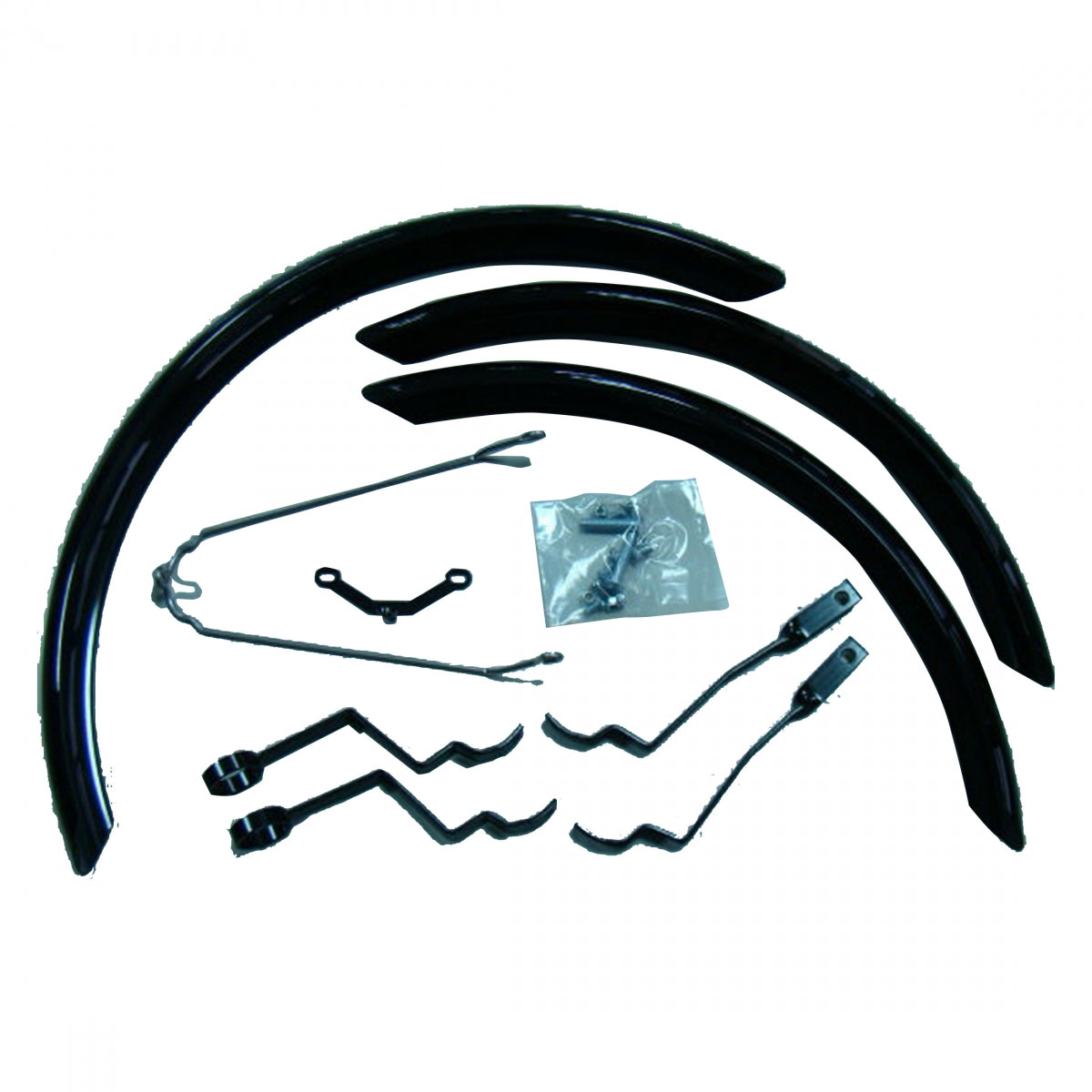 Sun Seeker Recumbent Fenders Fenders - Tadpole EZ-Tad 08 & Eco-Tad 20/20`x2 Black