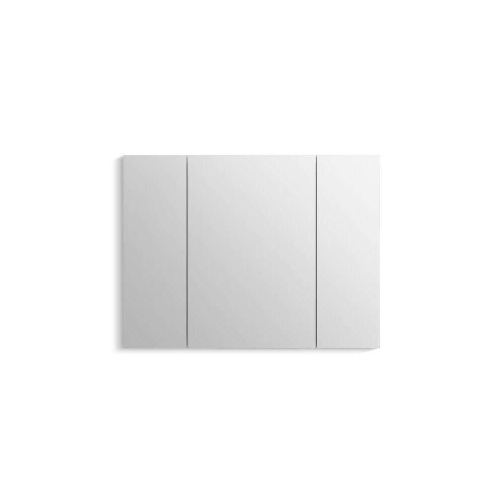 Verdera 40 in. x 30 in. Recessed or Surface Mount Mirror Cabinet with Flat Mirror