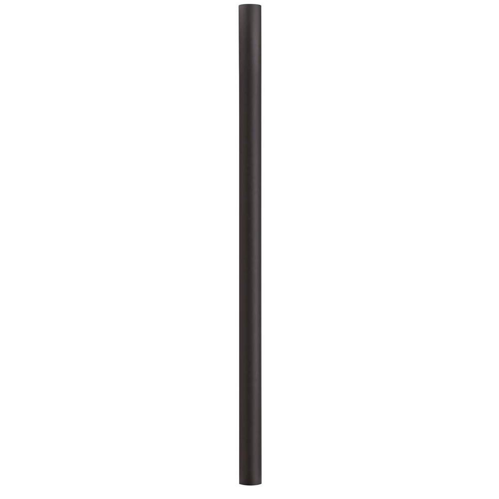 7 ft. Bronze Outdoor Direct Burial Aluminum Lamp Post fits Most Standard 3 in. Post Top Fixtures Includes Inlet Hole
