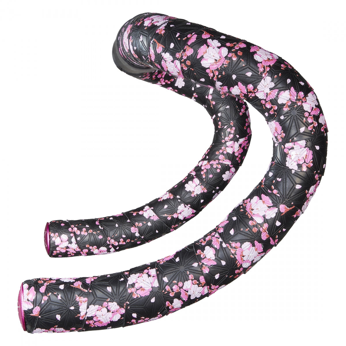 Supacaz Super Sticky Kush Bar Tape Sakura Black/Pink Sakura Flowers 2200mm