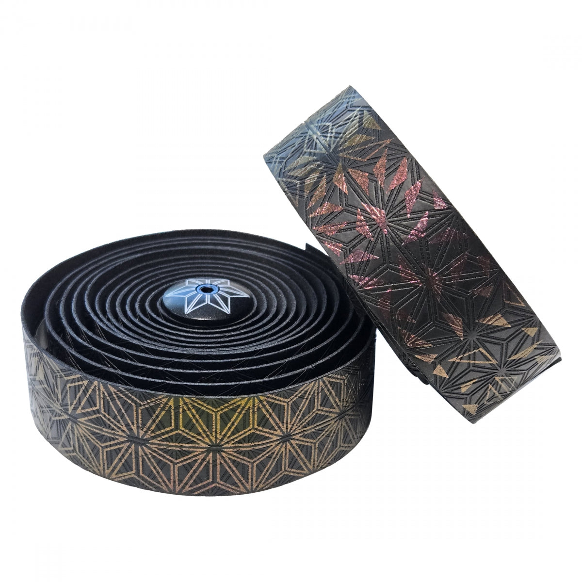 Supacaz Super Sticky Kush Star Fade RefractorÂ Bar Tape Star Fade Refractor Refractor Fire 2200mm