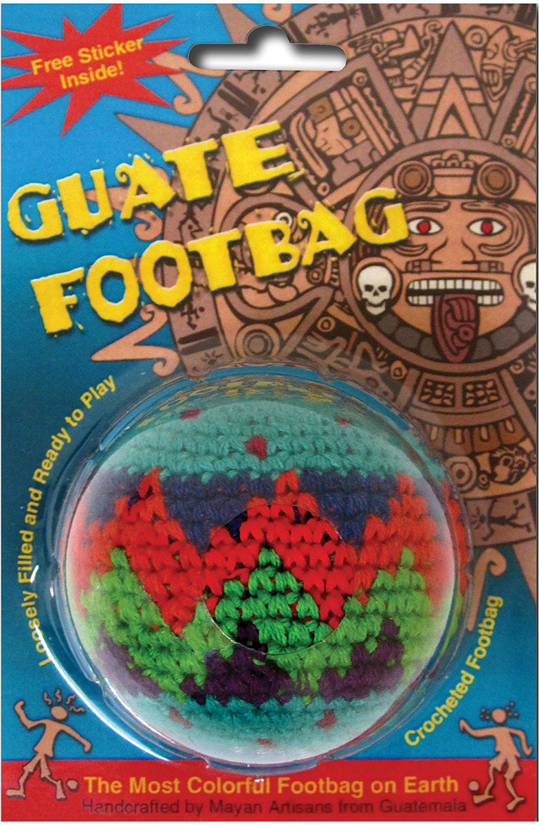 Adventure Trading Guate Footbags & Accessories – Durable, Colorful Crocheted Play Toys for Outdoor Fun, Games, and Active Play