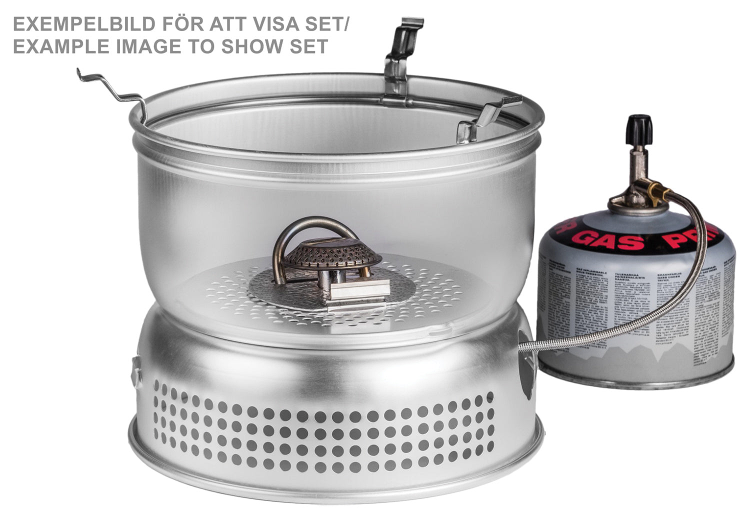 Trangia Ultralight Hard Anodized Stove Kit with Gas Burner – Compact Backpacking Camping Stove for Lightweight Cooking & Outdoor Adventure