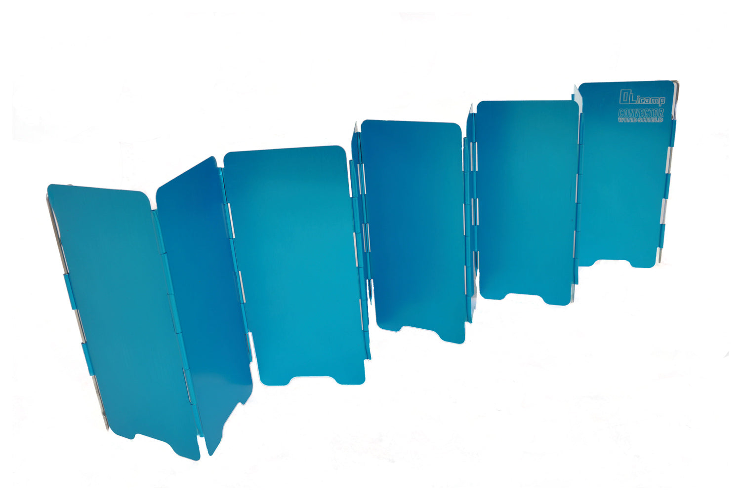 Olicamp Convector Windshield Set – Foldable Anodized Aluminum Stove Accessories for Backpacking & Camping, Weather-Ready Heat Direction