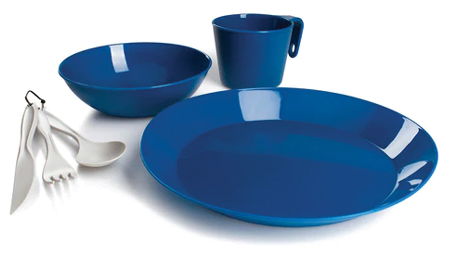 Premium GSI Outdoors Cascadian Tableware Set — Lightweight Polypropylene, Durable, Eco-Friendly Camping Plates, Bowls & Mug for Outdoor Enthusiasts