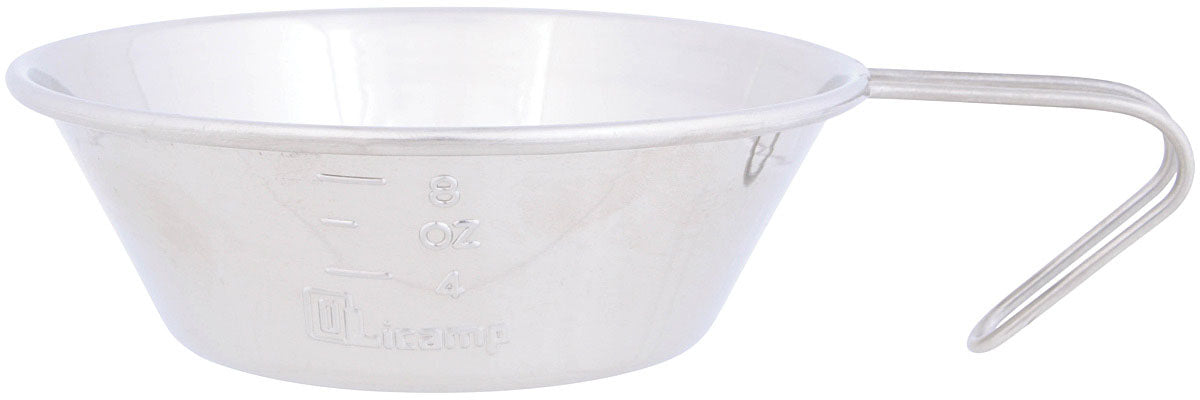 Olicamp Sierra Stainless Steel Camping Cups & Mugs Set – Lightweight, Durable 18/8 Steel with Graduations, Comfortable Handles, Ideal for Outdoor Adventures