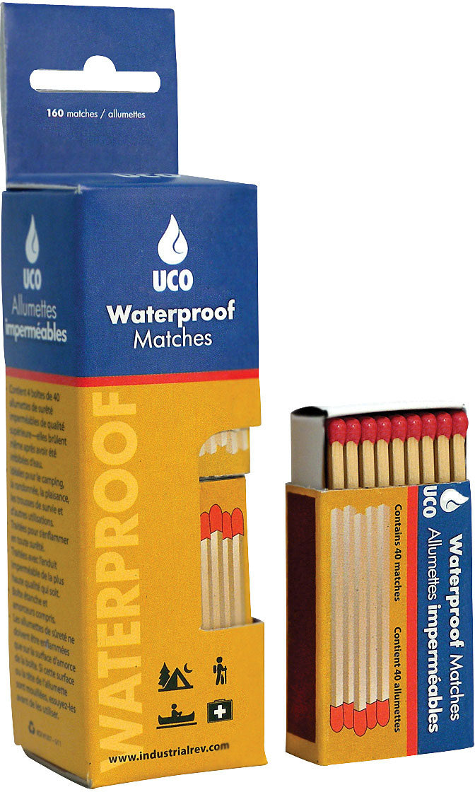 Uco Waterproof Matches - Reliable Fire Starter for Outdoor Adventures