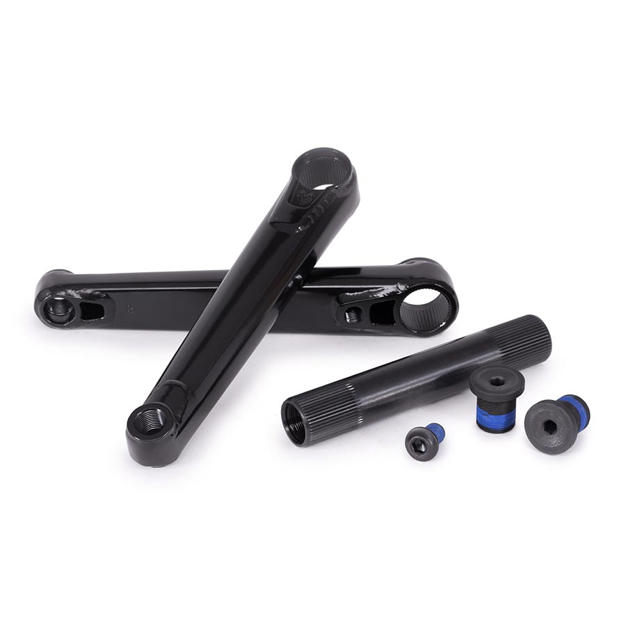 Premium Eclat Onyx BMX 3-Piece Chromoly Cranksets | 24mm Spindle, Lightweight, Compatible with Spline & Bolt Drive Sprockets