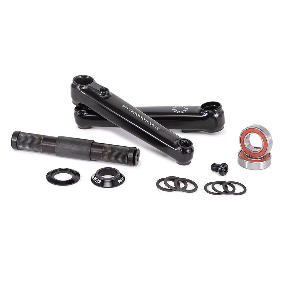 High-Performance Steel BMX Cranksets & Bottom Brackets | Durable Cr-Mo Materials, 22mm Spindle, Various Lengths, RSD/LSD Compatible