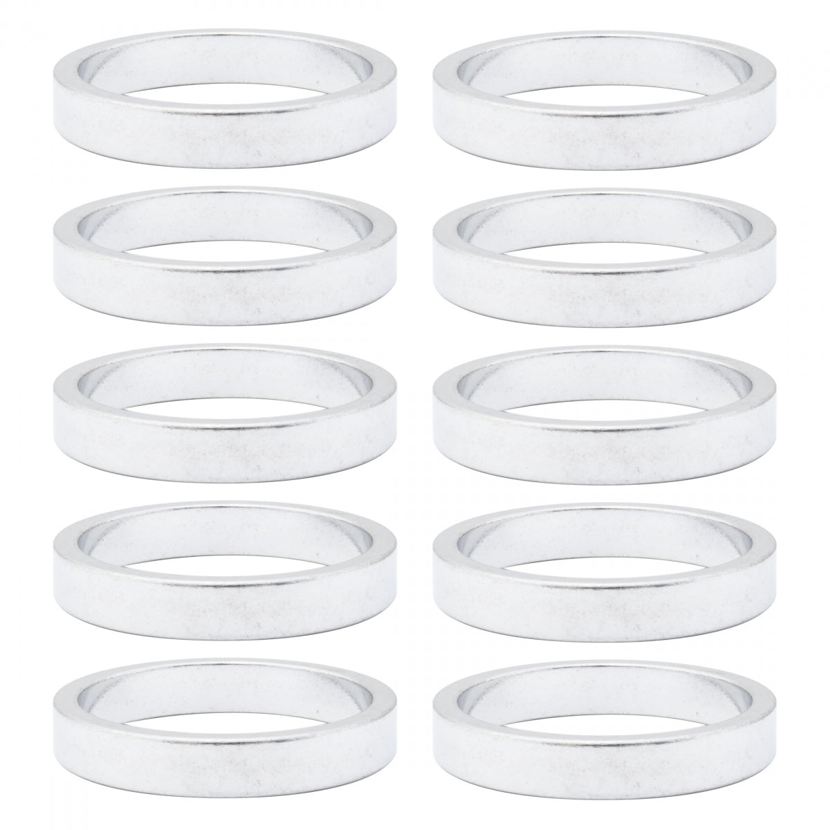 Origin8 Alloy Headset Spacers 1in x 5mm Spacer Silver