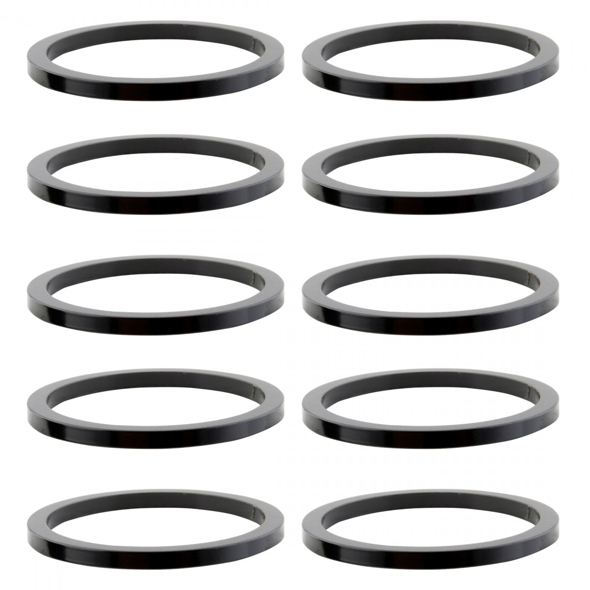 Origin8 Alloy Headset Spacers 1in x 2mm Spacer Black