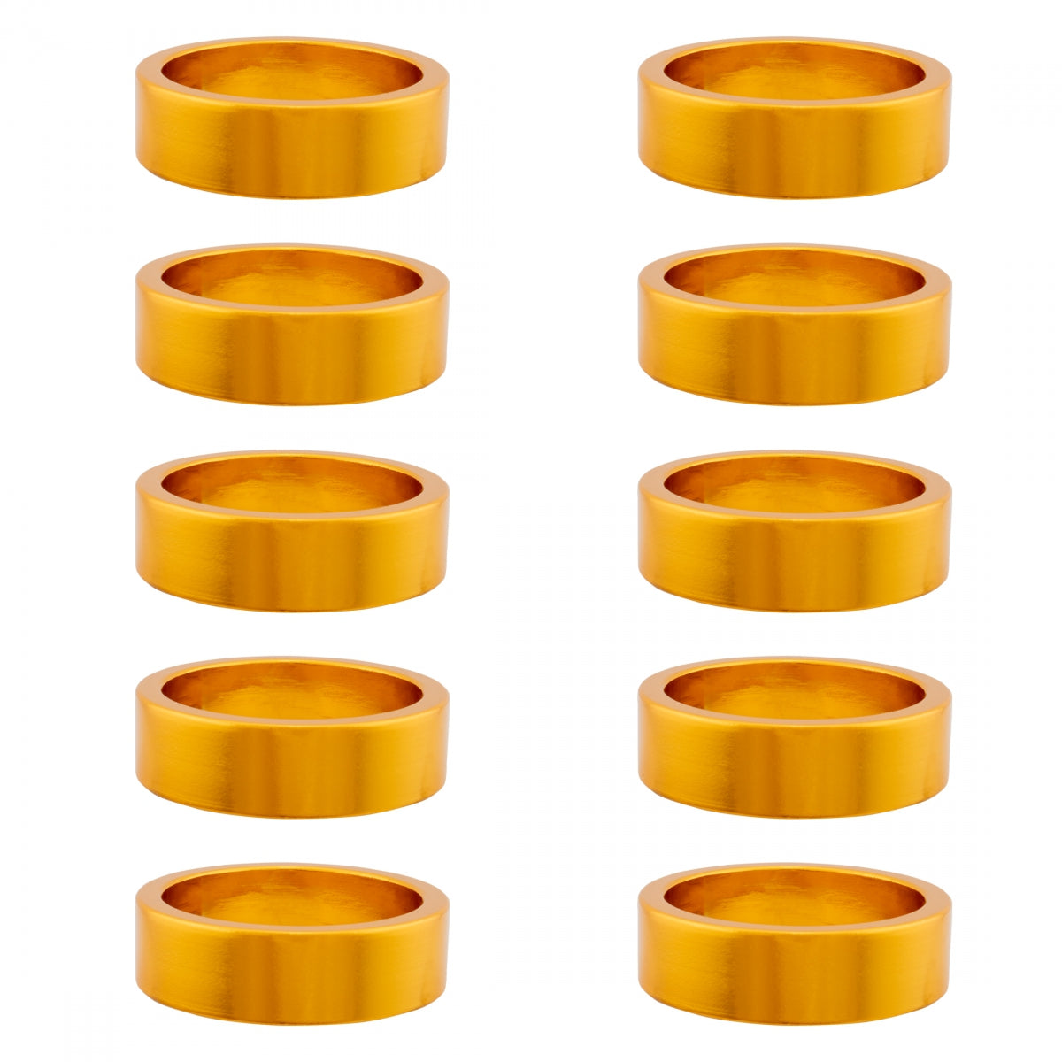 Origin8 Alloy Headset Spacers 1-1/8in x 10mm Spacer Gold