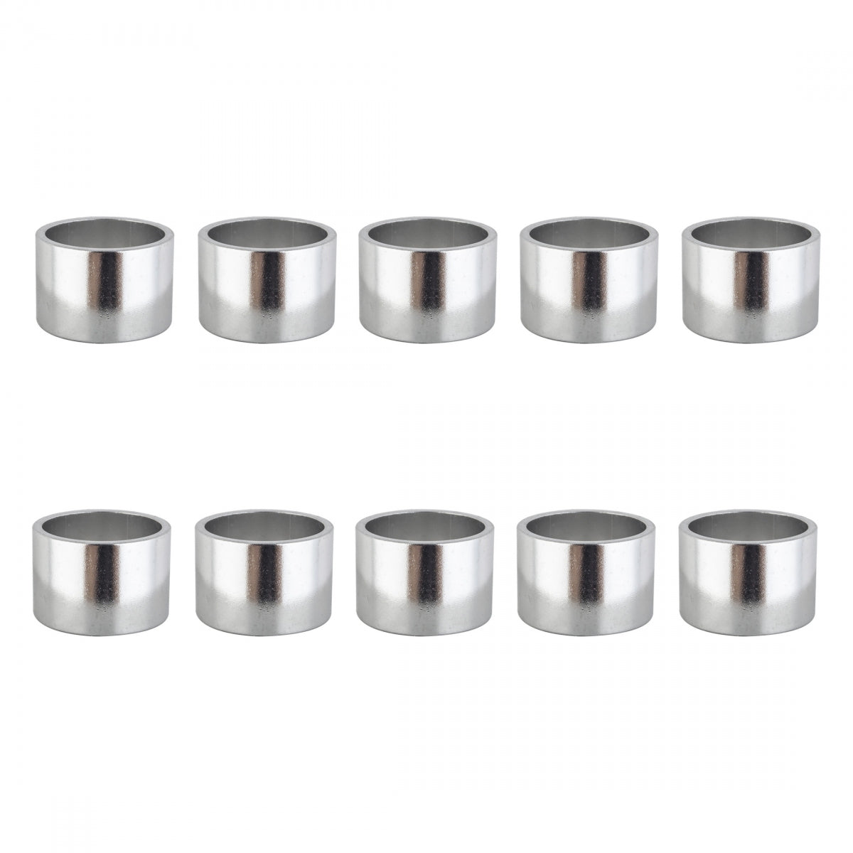 Origin8 Alloy Headset Spacers 1in x 20mm Spacer Silver