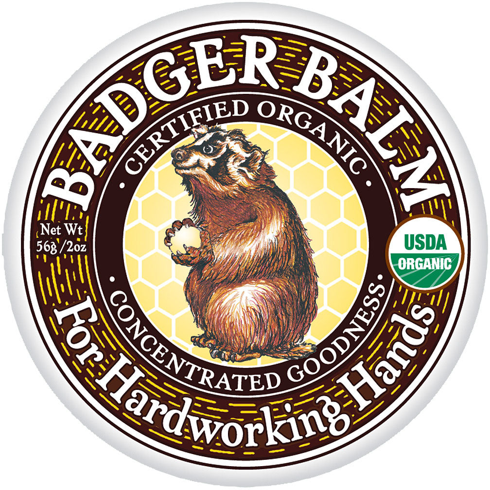 Badger Healing Balm Collection – Organic Skin Care for Dry, Cracked, Windburned Hands & Feet in 2oz & 0.75oz Tin Sizes