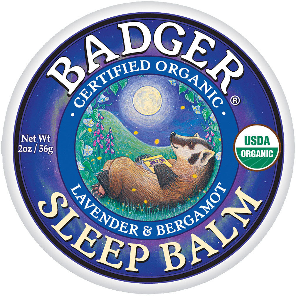 Natural Sleep Balm Collection – Organic, Calming aromatherapy for restful nights in 2oz and 0.75oz tins