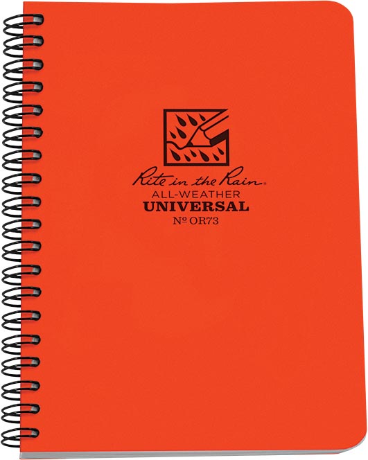 All-Weather Rite In The Rain Spiral Notebooks – Durable, Waterproof Field Journals with Impact-Resistant Binding & Polydura Cover for Outdoor Writing